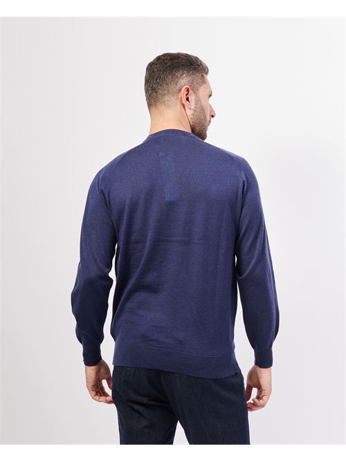 Pull ras du cou Richmond X en viscose m?lang?e RICHMOND X | UMA24063MADRESS BLUE